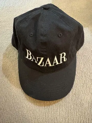 BAZAAR 야구 모자 블랙