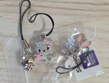 새상품 키티 큐빅 토끼 엔젤키티 3세트