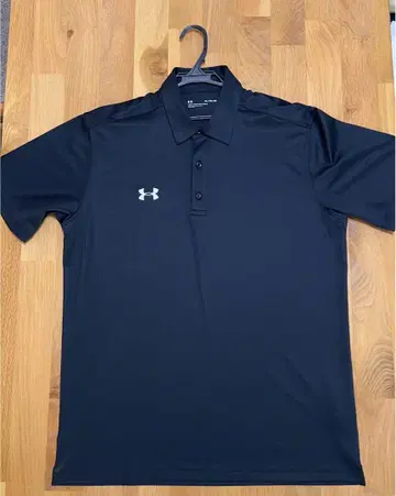 Under Armour 블랙 피케 셔츠 XL
