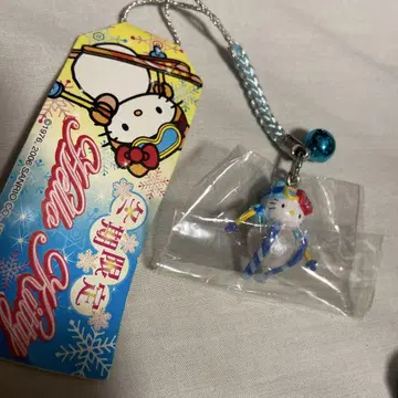 헬로키티 눈사람 스트랩
