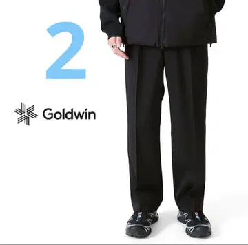 GoldWin 원턱 스트레이트 팬츠 블랙 size2