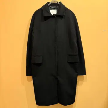 캐시미어 혼방 Les Copains 코트 블랙 40