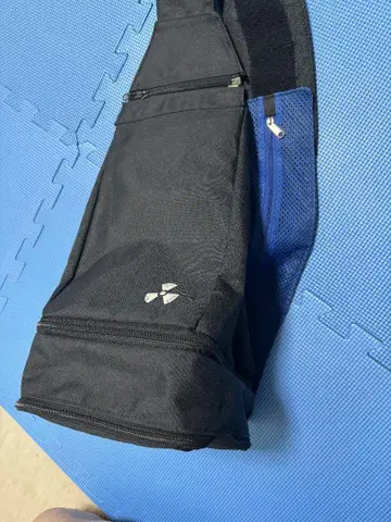 DOUBLESHOCK 더블 쇼크 2WAY 원 숄더백 블랙 x 파랑