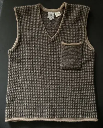 assets london 알파카 x 울 니트 베스트 90s 빈티지