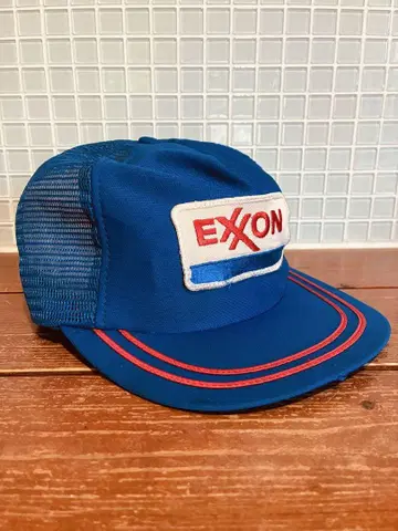 EXXON 빈티지 트래커 캡 메쉬 캡