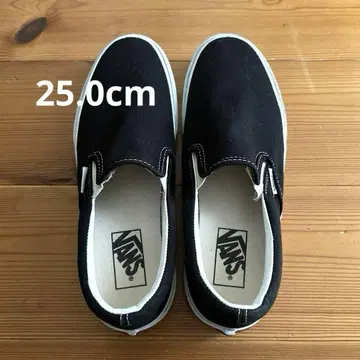 VANS 슬립온 25 cm 블랙