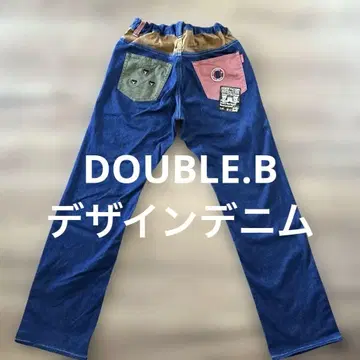 DOUBLE B 패치워크 데님 팬츠 150