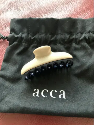 acca 헤어 클립 아이보리 네이비