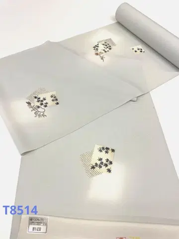 츠케사게 자수 스리히타 순수 실크 옷감