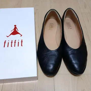 fitfit 소프트 가죽 플랫슈즈