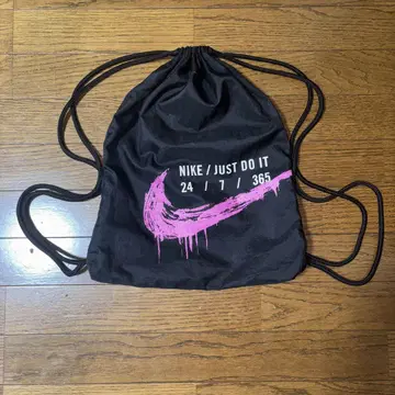 NIKE 00년대 냅색 black x pink cityboy y2k