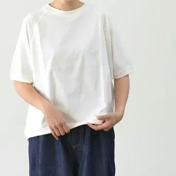 BLUE LAKE MARKET 블루레이크마켓 래글런 T셔츠