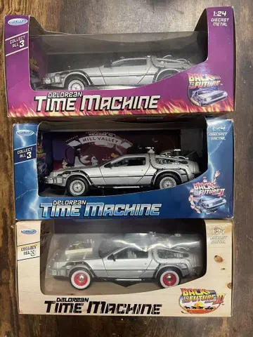 DeLorean 타임머신 1:24 다이캐스트 메탈