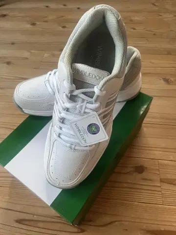 WIMBLEDON 윔블던 스니커즈 화이트 27cm