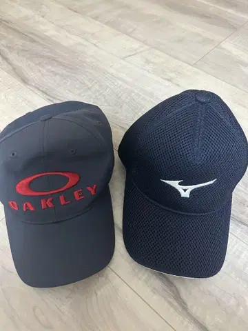 OAKLEY MIZUNO 골프 캡 2점 세트