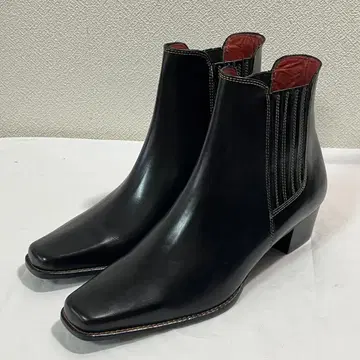 미사용 Luca Grossi 루카그로씨 사이드 고어 부츠 36 23cm