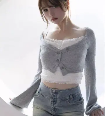andmary Clala 레이어드 set 그레이