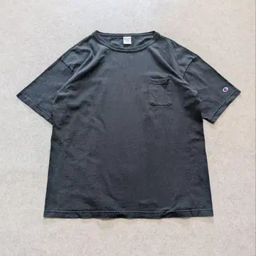 Champion T1011 Pocket T-Shirt Black