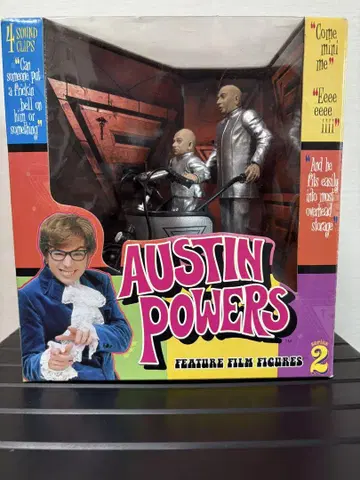 Austin Powers 시리즈 피규어 Dr. Evil과 Mini-Me