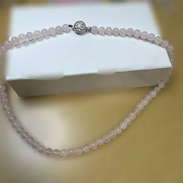 로즈쿼츠 목걸이 약 45cm