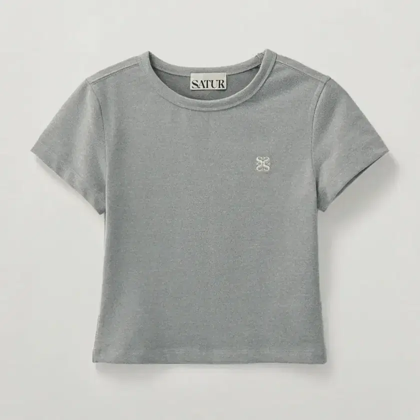 SATUR | 세터 Satur Short Sleeve Essential Basic Logo Short