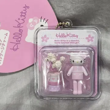 산리오 캐릭터즈 미니어처 패키지 참 롱 레그 키티