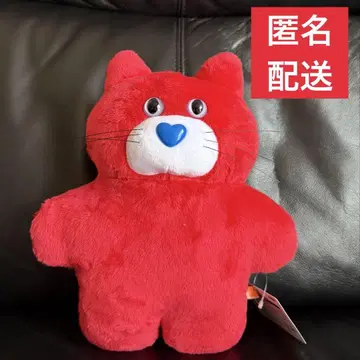 [미사용 새상품] mojojojo BIG 봉제인형 2 빨간색 고양이