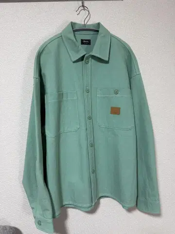 Cheers 민트 그린 셔츠 자켓 XL