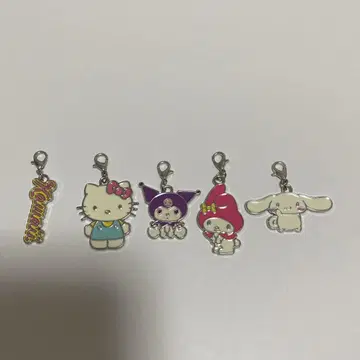 산리오 참 키링 키티 쿠로미 마이멜로디 시나몬