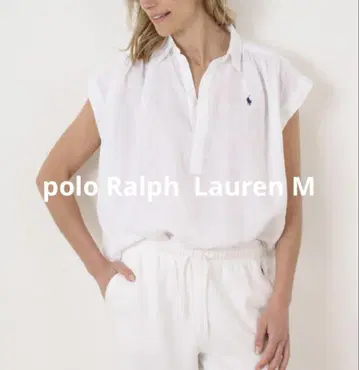 POLO 폴로 랄프로렌 린넨 프렌치 셔츠 블라우스 M
