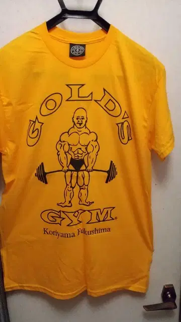 GOLD'S GYM 티셔츠 고리야마 후쿠시마점 네임 M 사이즈