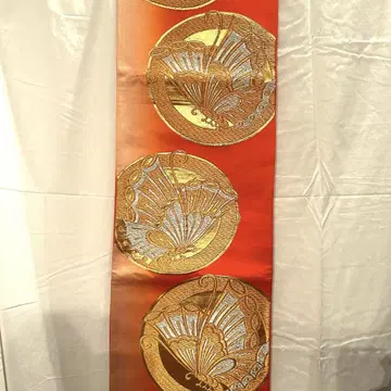 대중 연극 일본 의류 기모노 오비 오비 장식 천 허리띠