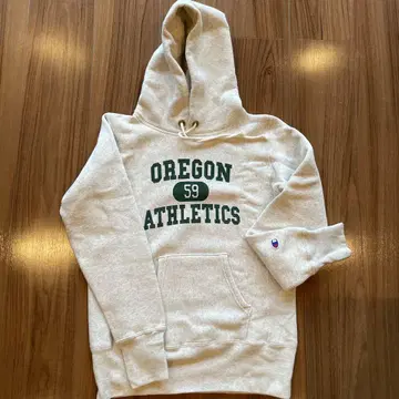 Champion Oregon Athletics 후드티 아이보리