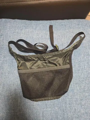 나일론 메쉬 포켓 숄더백