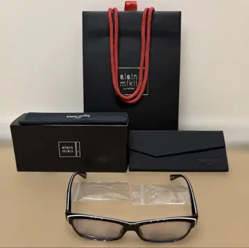 [ 레어 새상품급 ] 알랭미클리 안경 일본제 부속품 완비