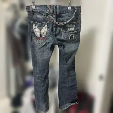 ORIGIN JEANS 나비 자수 데님