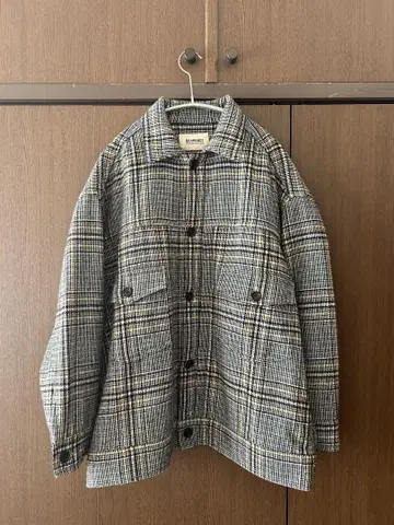 BEAMS BOY 체크 무늬 자켓 커버올