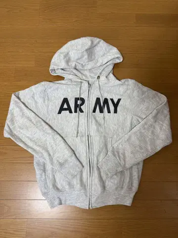 ARMY 지퍼 후드티