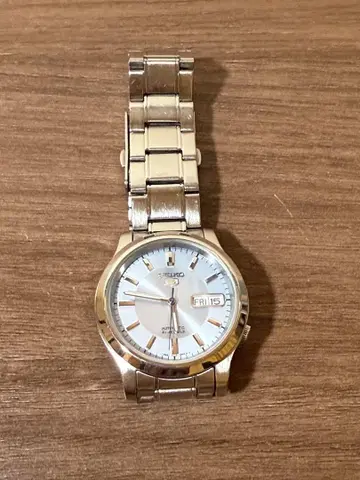 SEIKO5 오토매틱 손목시계 작동품 뒷면 커버 스켈레톤 세이코5