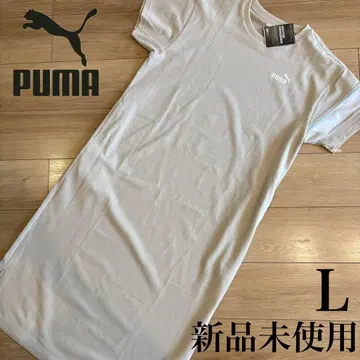새상품 푸마 원피스 PUMA POWER 드레스 베이지 L 사이즈