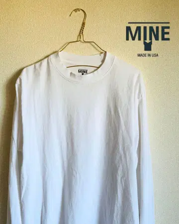 [미사용 새상품] MINE/마인 롱 슬리브 티 사이즈 1 WHITE