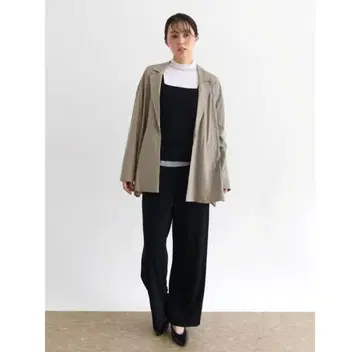 clove 시어 콤비 자켓 (샌드 베이지)