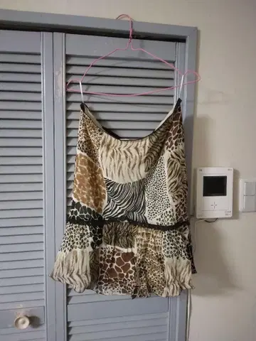 새상품급 MOSCHINO CHEAP AND CHIC 애니멀 프린트 스커트