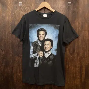 미국 빈티지 의류 Step Brothers 무비 티셔츠 블랙 M 사이즈