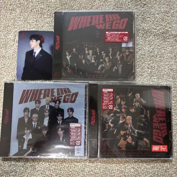 JO1 WHERE DO WE GO 3 형태 세트 + 트레이딩 카드