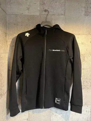 MoveSport 풀 집업 후드티 블랙