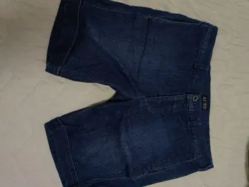 데님 숏팬츠 다크 블루