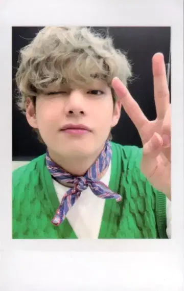 BTS 21 시즌 그리팅 V 트레이딩 카드