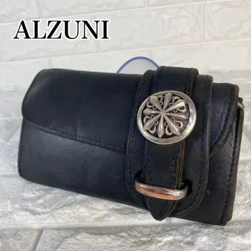 ALZUNI 알즈니 지갑 장지갑 콘쵸 가죽 블랙