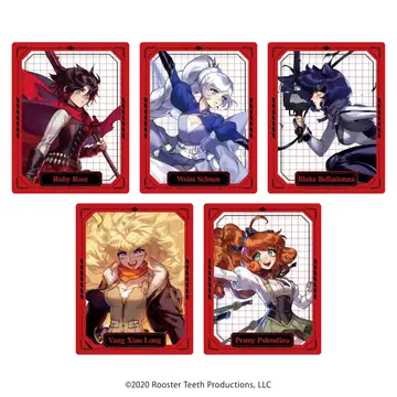 rwby 아크릴 카드 전 5종